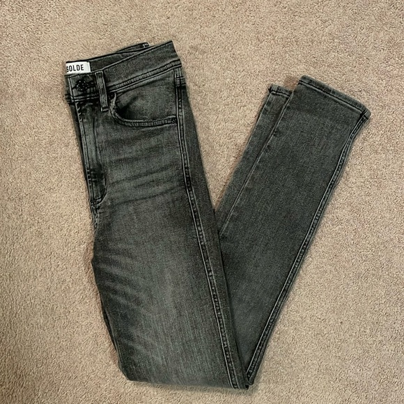 Agolde Roxanne Super High-Rise Skinny Jeans - Picture 4 of 7